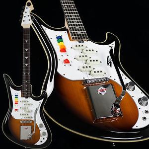 Free Shipping Used Teisco Spectrum 5 (Tabaco Burst) Electric Guitar