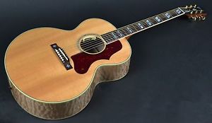 2015 Gibson J-185 Custom Outstanding Quilt and Inlay limited production NOS