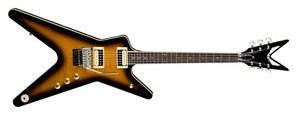 Dean ML 79 Guitar with Floyd Rose Tremelo, Trans Brazil