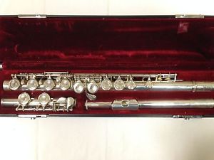 YAMAHA Flute YFL-411 Silver  Whole balance Adjustment ready to play