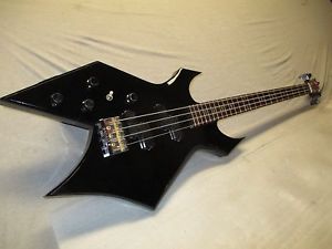 80's BC RICH WARLOCK BASS - LEFT HAND - made in USA - NECK THROUGH