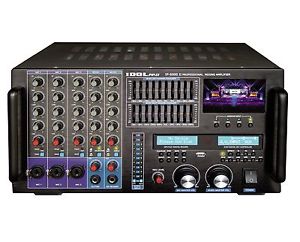 IDOLPRO IP-6000 II 8000W PRO KARAOKE Amplifier Equalizer, LCD Screen & Recorder