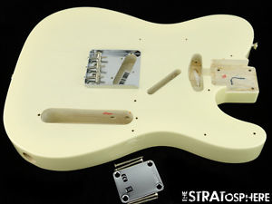 American 64 RI Fender Telecaster Tele BODY+ HARDWARE Nitro White Blonde SALE