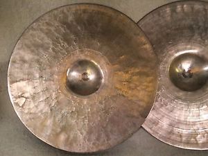 K ZILDJIAN Istanbul Turkish Vintage 14" Hi-Hats Cymbal Pair Constantinople 30s