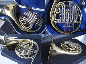WALDHORN-FRENCH HORN-HANS HOYER-Bb-/A+/F-EXTENSION