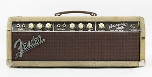 Vintage 1962 Fender Bassman 6G6-B Guitar Head Blonde!
