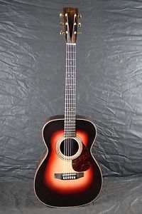Acoustic Guitar Hand Made OM-28 Campoy Guitars Brazilian Rosewood Sunburst