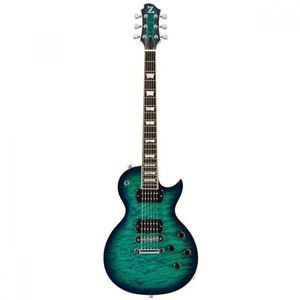 Zemaitis Z Series Z22QQ (TBB) Trans Blue Burst Electric Guitar New From Japan