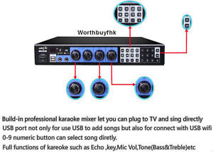 KTV Karaoke Jukebox Machine 3TB HD ,Support PC/Touch Pad/VGA LED Touch Screen et