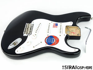 LOADED 2016 American Fender ERIC CLAPTON Strat BODY Stratocaster Black SALE