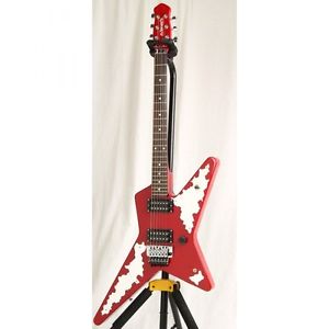 Edwards E-RS-145G / R ESP Star Mr. Akira Red Used Electric Guitar Deal Japan F/S