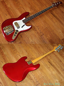 1966 Fender Jazz Bass Candy Apple Red