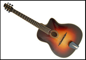 yunzhi  unfinished handmade archtop gypsy guitar