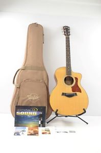 2013 Taylor 114CE Grand Auditorium Acoustic Electric Guitar w/ Gig Bag