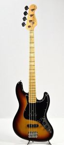 FgN Fujigen NCJB-10M/ASH 3-Tone Sunburst Brown Electric bass w/ Soft case