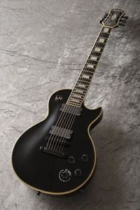 Free Shipping Used Epiphone Ltd. Ed. Matt Heafy Les Paul Custom 7-string Ebony