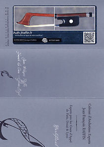 A rare, superb French cello bow by Georges Frederic Schwartz, ca. 1845.