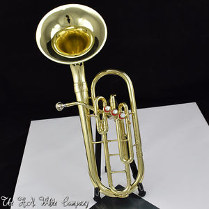 Vintage King H. N. White Altonium Marching French Horn!