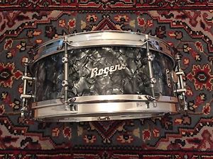 Vintage Early 60's Cleveland Era 5x14 Rogers Powertone w/ Custom Tube Lugs EXCD