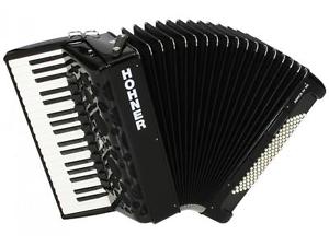Neu Hohner Amica IV 96 (2 Design) Akkordeon schwarz Gigbag accordion acordeón