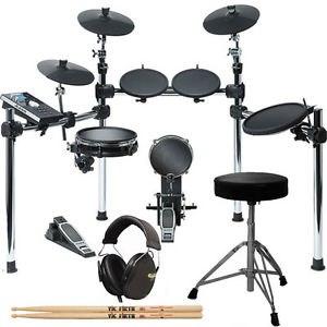 Alesis Command Kit  8-Piece Electronic Drum Set with Throne +Drum Headphone