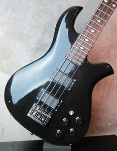 (USED)B.C.Rich USA Eagle Bass 80's EMG Black from JAPAN