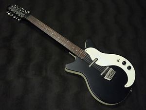 Danelectro 12strings Black w/soft case Free shipping Guiter From JAPAN #X663