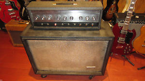 Vintage 1965 Silvertone Model 1485 Guitar Amplifier 6X10 Piggy Back Jack White
