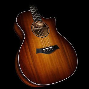 Taylor Custom 714ce Koa Music Zoo Exclusive Acoustic/Electric Guitar Edgeburst