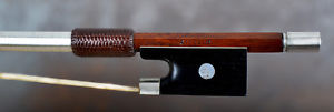 A fine French certified violin bow by Roger François Lotte, Raffin certificate
