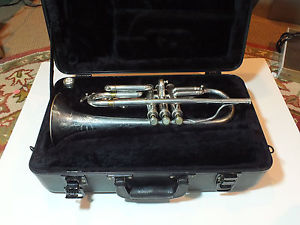 VINTAGE J. W. PEPPER & SON SILVER CORNET "Surprise" model