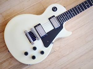 1983 Gibson Les Paul Studio Electric Guitar White w/ Tim Shaw PAFs, Kahler & ohc