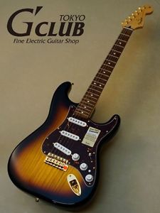 Fender Mexico Deluxe Players Stratocaster Brown w/soft case F/S Guitar #E644