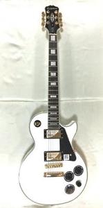 Free Shipping Used Epiphone Les Paul Custom PRO / Alpine White Electric Guitar