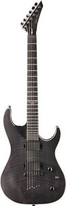 Washburn Parallaxe w/SEC and EMGs Bound - Trans Black Matte PXS10EDLXTBM
