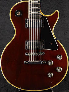 Free Shipping Vintage Gibson 1978 Les Paul Custom -Wine Red / Chrome Hardware-