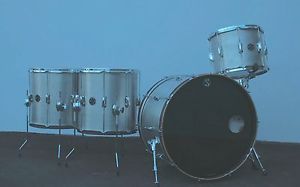 4pc Aluminium Drum Kit Custom Drum Set