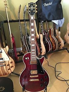 2003 Epiphone Elitist Les Paul Custom, Wine Red, Mint Condition, HSC