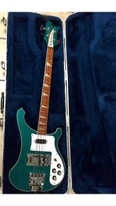 2002 Rickenbacker 4003 Turquoise  Bass Guitar  A