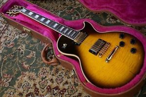 Gibson USA Les Paul Custom Plus Vintage Sunburst w/hard case F/S Guitar #E599
