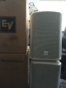ELECTRO-VOICE ZX3-90 SPEAKER "Mint Condition With FREE Covers - (White) A Pair