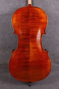 new cello 4/4 Top grade full size Cello Solid wood Powerful Sound hand made #608