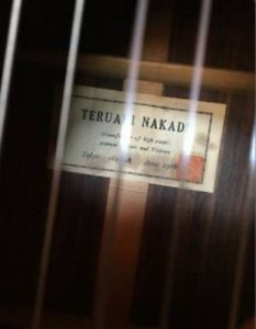 TERUAKI NAKADE 1966 CLASS A  HAND CRAFTED Classical Acoustic Guitar WITH H/CASE