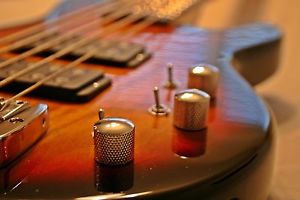G&L Tribute Series 5 String Burst L2500 Bass Guitar with Padded Gig Bag Case