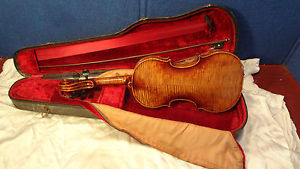~*~ESTATE FIND~*~ OLD ANTIQUE VIOLIN 1925 GERMANY  *NR*