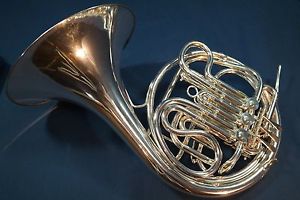 Beautiful 1927 King "Schmidt Model"  Double French Horn with Case and Mouthpiece
