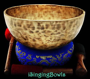 New Tibetan Singing Bowl: Jambati 11" Diameter, Contemporary, A#2 & E5. VIDEO