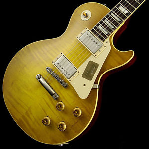 Free Shipping Gibson Custom Shop 1958 Les Paul Standard Reissue VOS Lemon Burst