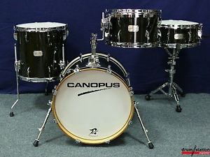 Canopus Yaiba Bop Kit in "Ebony Lacquer"  -  18,12,14" + 14x5,5"