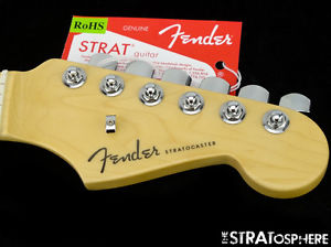 2016 American Fender ELITE Stratocaster Strat NECK+ LOCKING TUNERS USA Maple